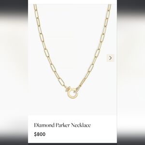 Gorjana 14k Diamond Parker Necklace